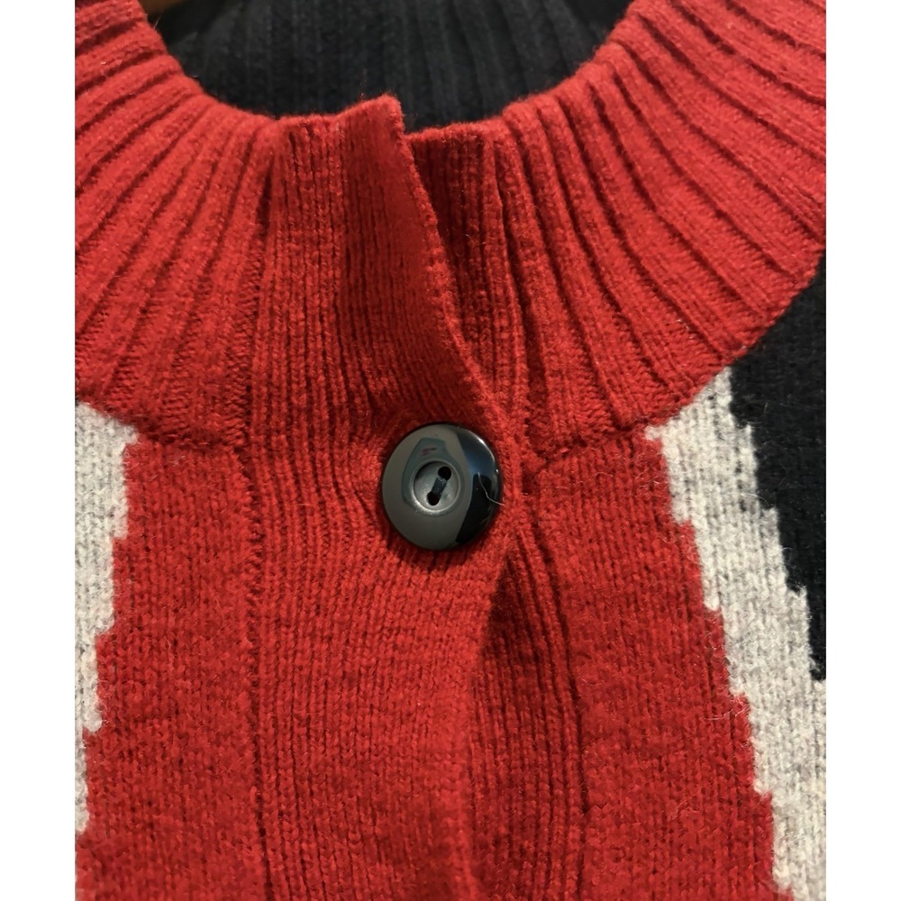 Sparrow Lambswool SM Floral Sweater Dress Belted Dark Academia Retro Cottage - Picture 3 of 16